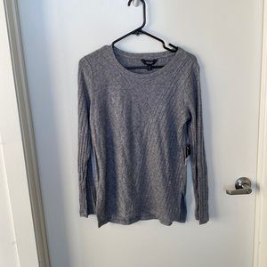 Simply Vera Vera Wang Long Sleeve Shirt, Women’s Size Small